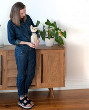 Severina Kids Hand Knitted Cat Max with his designer Alejandra Salvatore