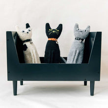 Severina Kids Hand Knitted Cats in bed