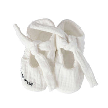 Baby shoes embroidered in black Severina Kids