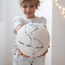 Embroidered organic cotton Globe  Severina Kids