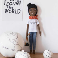 Organic cotton black doll - Severina Kids