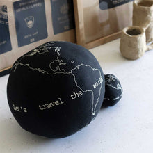 Severina Kids Black embroidered globe