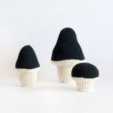 Black Hand Knitted Mushroom - Severina Kids