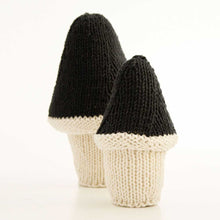 Black Hand Knitted Mushroom - Severina Kids
