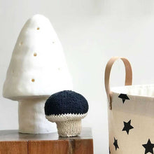 Black Hand Knitted Mushroom - Severina Kids