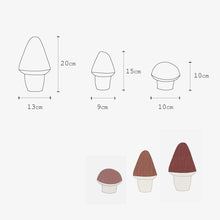 Dimensions Brown knitted mushrooms Severina Kids