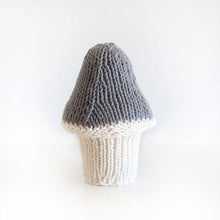 Grey Hand Knitted Mushroom - Severina Kids