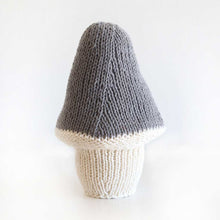 Grey Hand Knitted Mushroom - Severina Kids