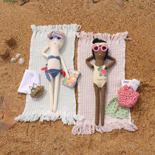 Severina Kids Dolls sunbathing on the beach
