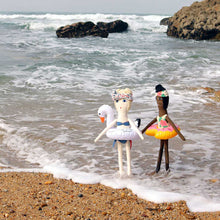 Severina Kids Dolls diving on the beach